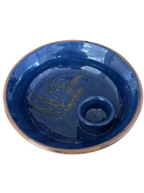 Authentic handmade olive serving dish from Alfarería Tito, Spain